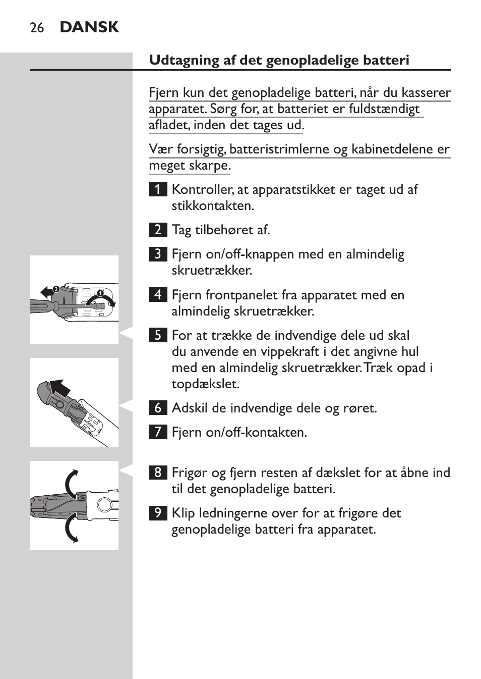 Philips MULTIGROOM Series 3000 Set de cara de arreglo personal resistente al agua User Manual | Page 26 / 174