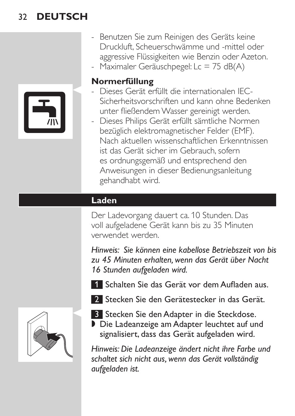 Philips MULTIGROOM Series 3000 Set de cara de arreglo personal resistente al agua User Manual | Page 32 / 174