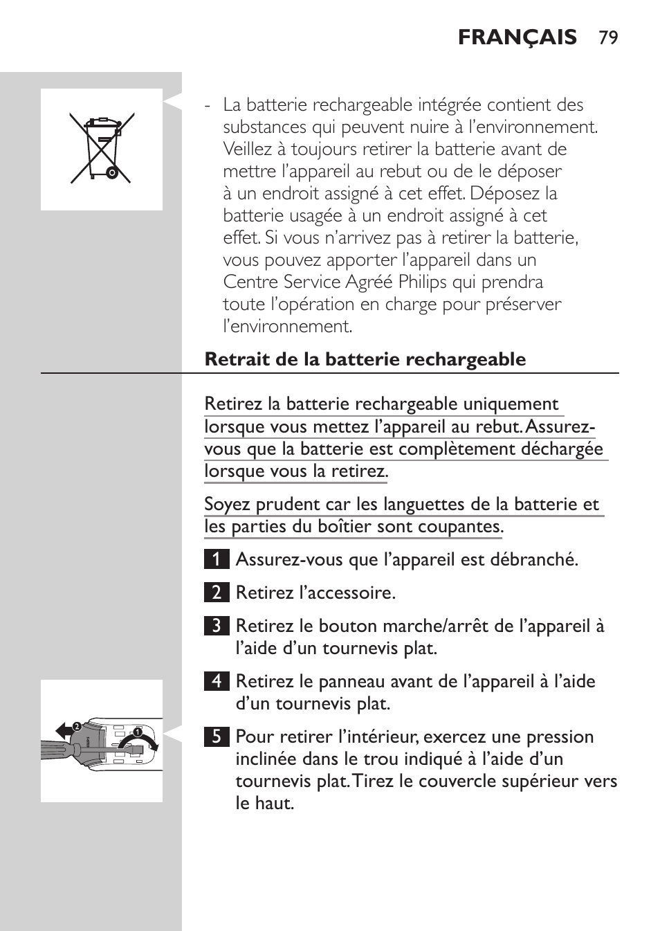 Philips MULTIGROOM Series 3000 Set de cara de arreglo personal resistente al agua User Manual | Page 79 / 174