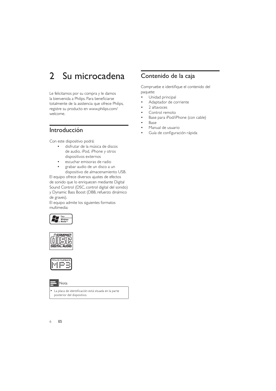 Philips Elegante microcadena User Manual | Page 78 / 192