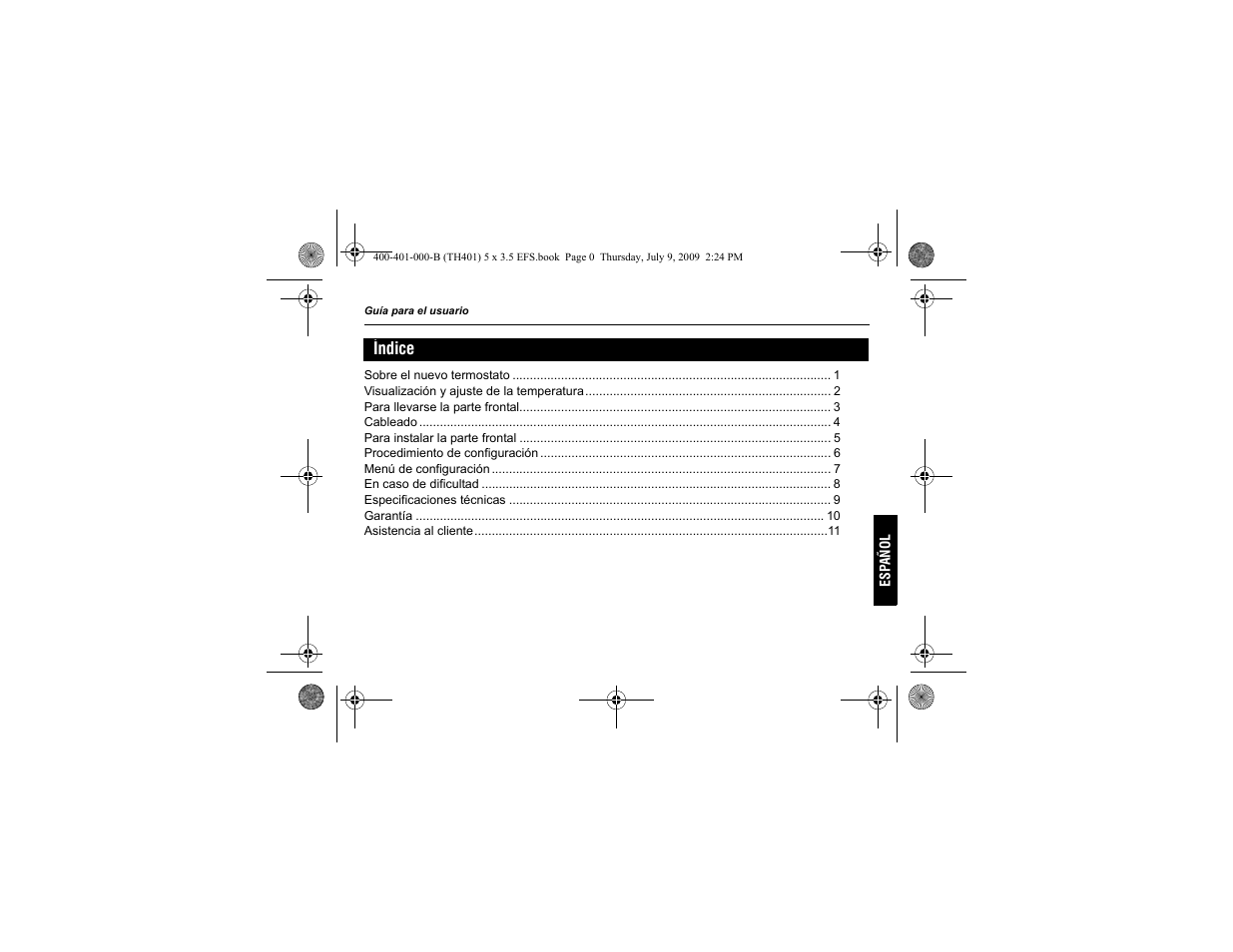 Aube Technologies TH401 User Manual | Page 27 / 40