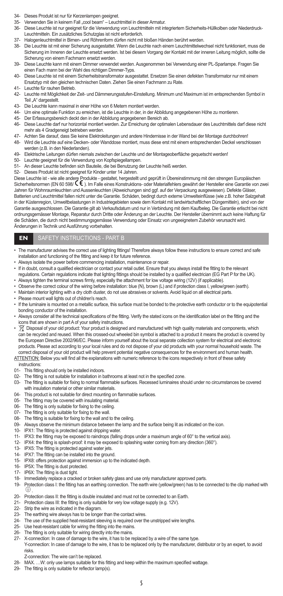 Philips Luz indirecta User Manual | Page 5 / 30