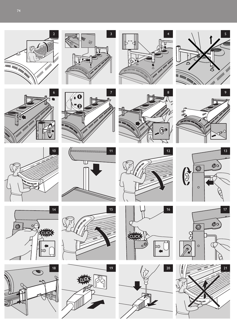 Philips Solárium de cuerpo entero User Manual | Page 74 / 76