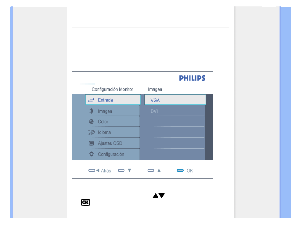 Menús en pantalla, Menús en pantalla (osd) | Philips 19SI User Manual | Page 70 / 96