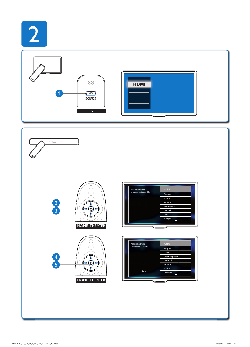 Hdmi | Philips Cine en casa con SoundBar User Manual | Page 21 / 26