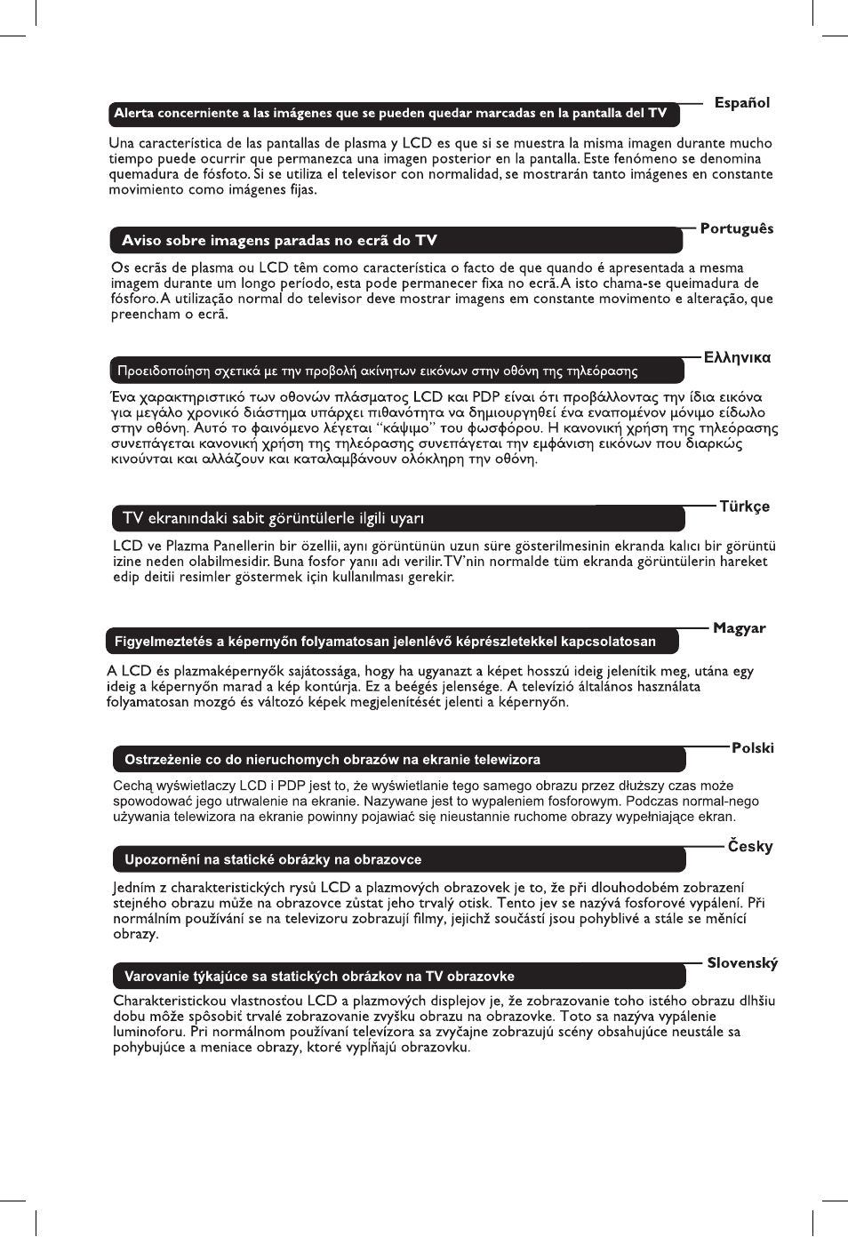 Philips Flat TV panorámico User Manual | Page 4 / 26