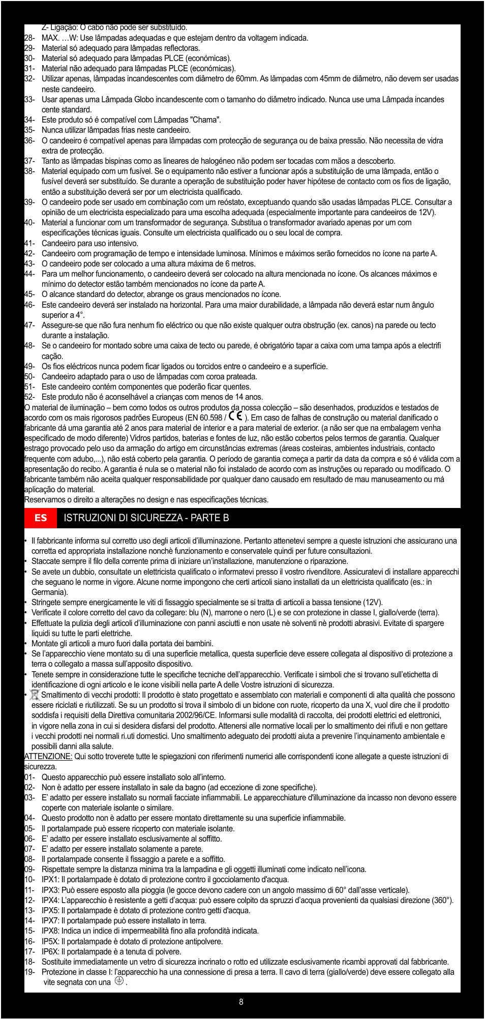 Philips Lirio Foco User Manual | Page 8 / 31