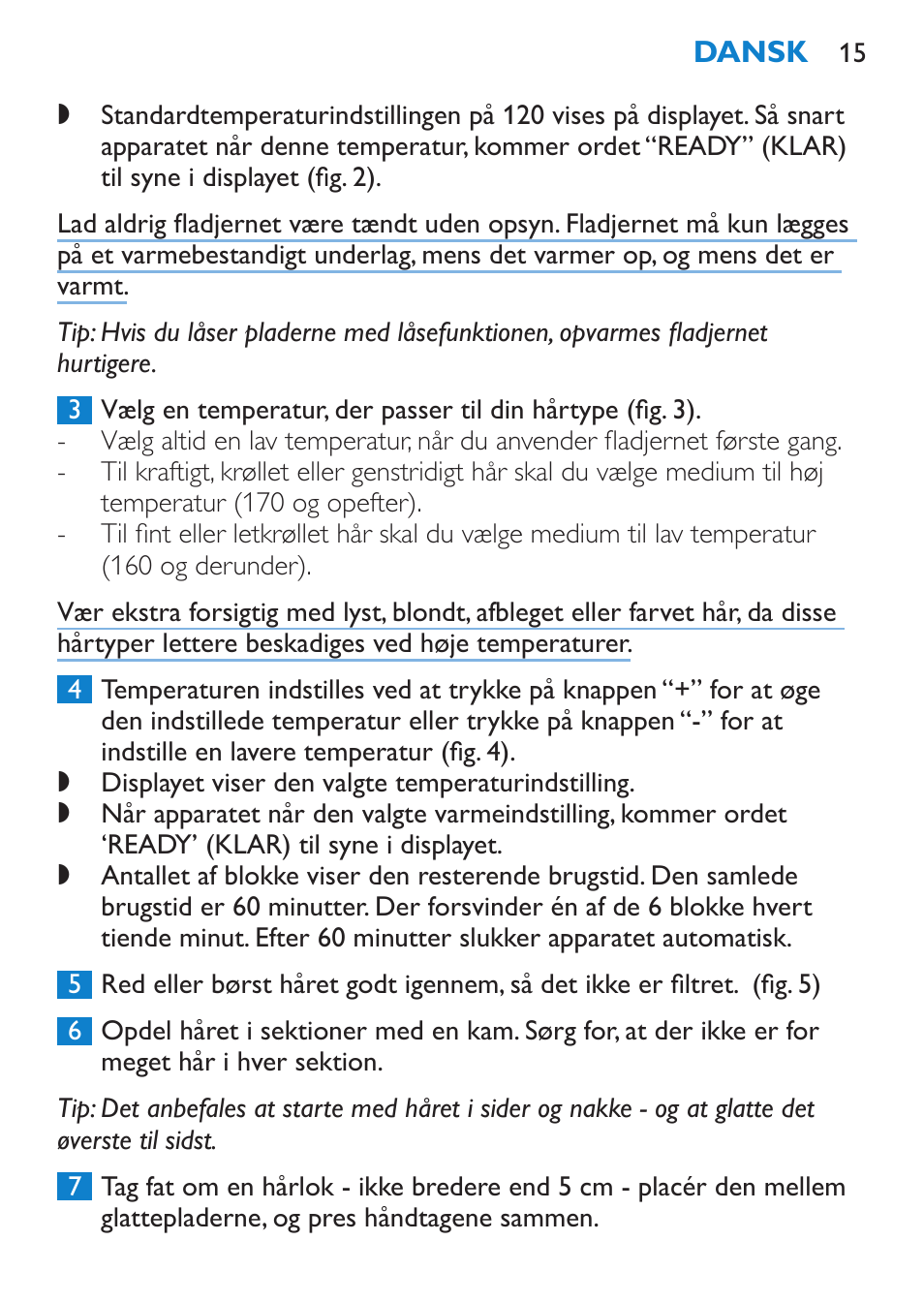 Philips SalonStraight Seduce Plancha para el pelo User Manual | Page 15 / 92