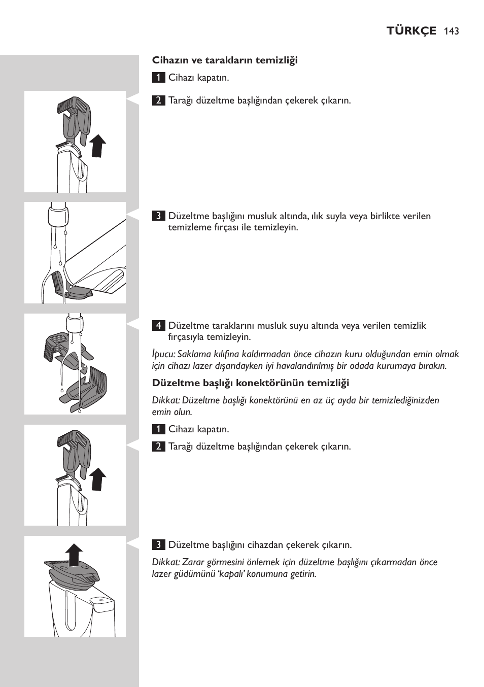 Philips BEARDTRIMMER Series 9000 barbero resistente al agua User Manual | Page 143 / 150