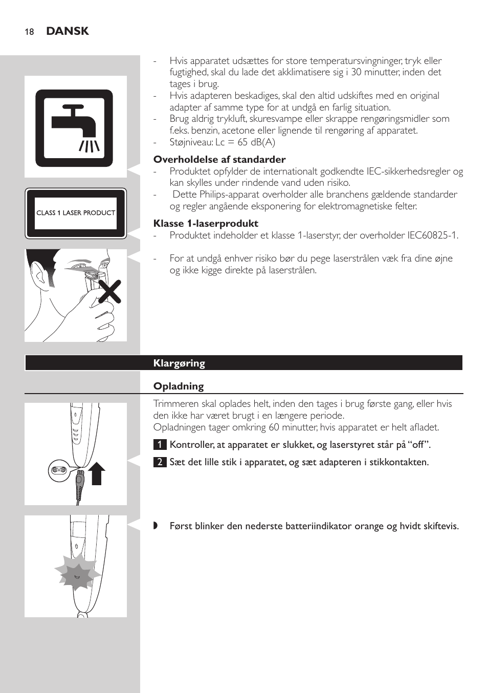 Philips BEARDTRIMMER Series 9000 barbero resistente al agua User Manual | Page 18 / 150