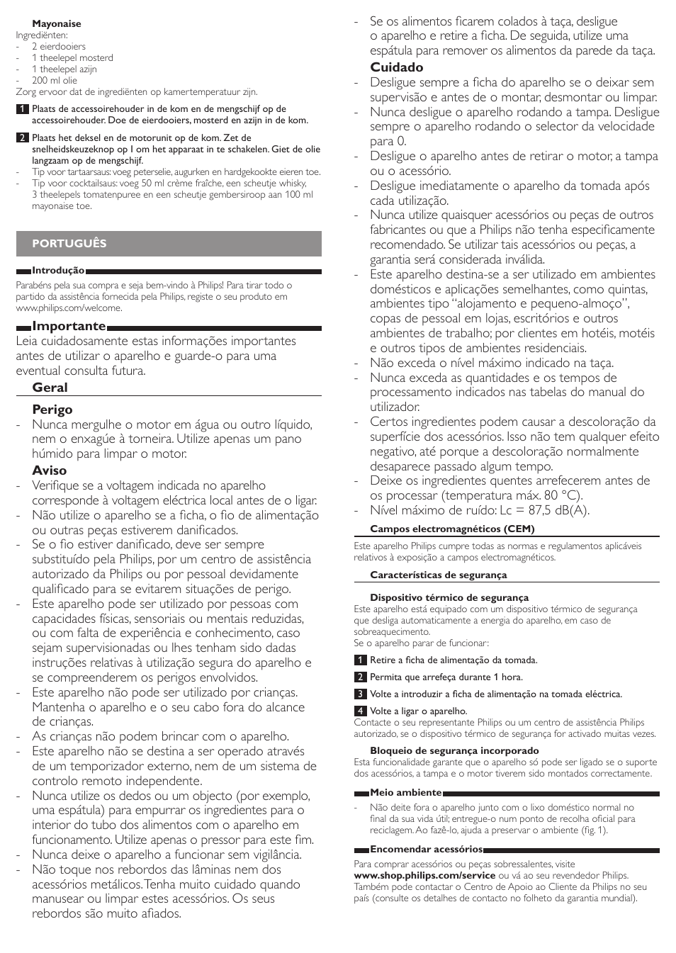 Philips Robot de cocina User Manual | Page 11 / 13