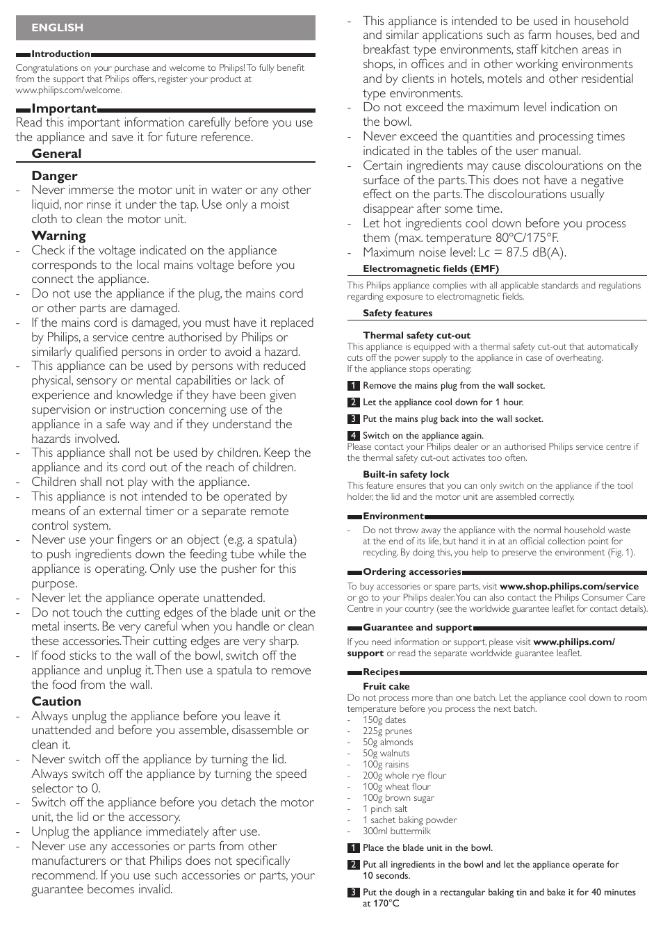 Philips Robot de cocina User Manual | Page 2 / 13