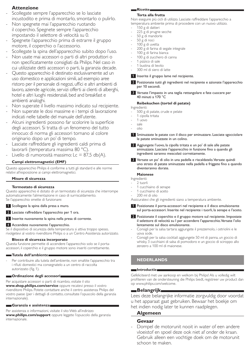 Philips Robot de cocina User Manual | Page 9 / 13