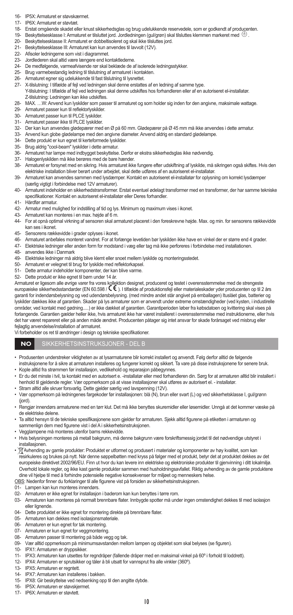 Philips myBathroom Foco empotrable User Manual | Page 10 / 32