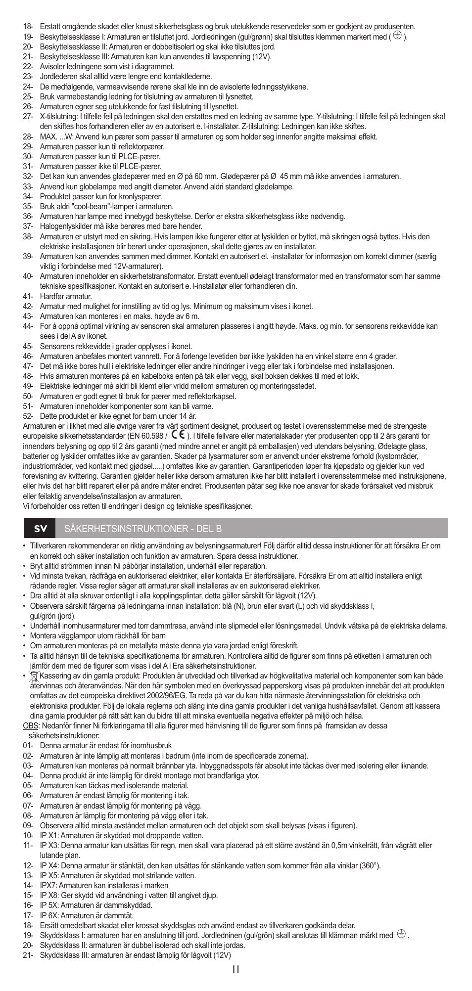 Philips myBathroom Foco empotrable User Manual | Page 11 / 32