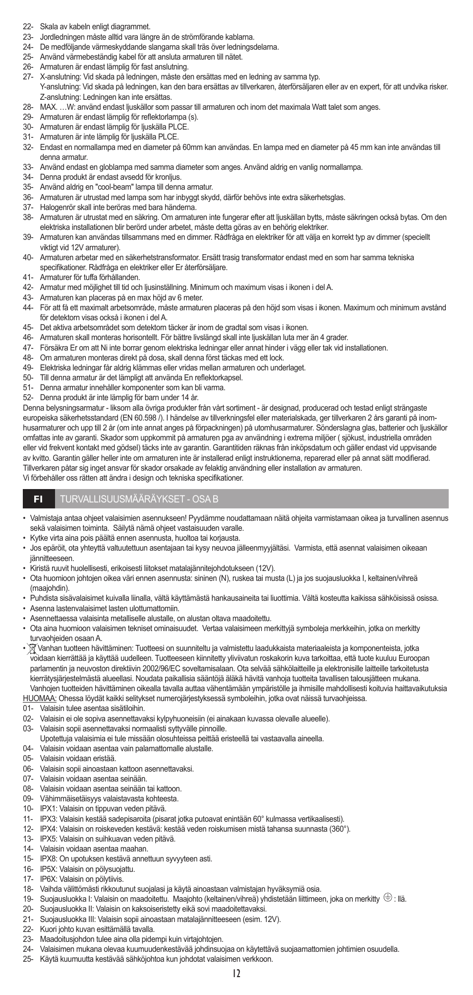 Philips myBathroom Foco empotrable User Manual | Page 12 / 32