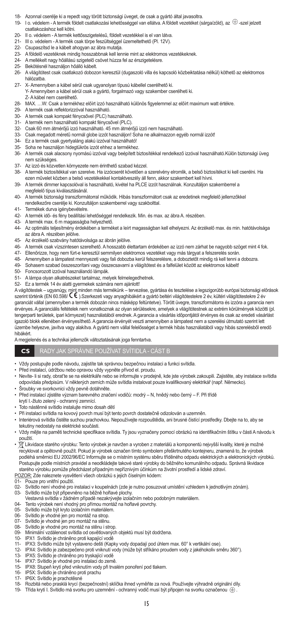 Philips myBathroom Foco empotrable User Manual | Page 15 / 32
