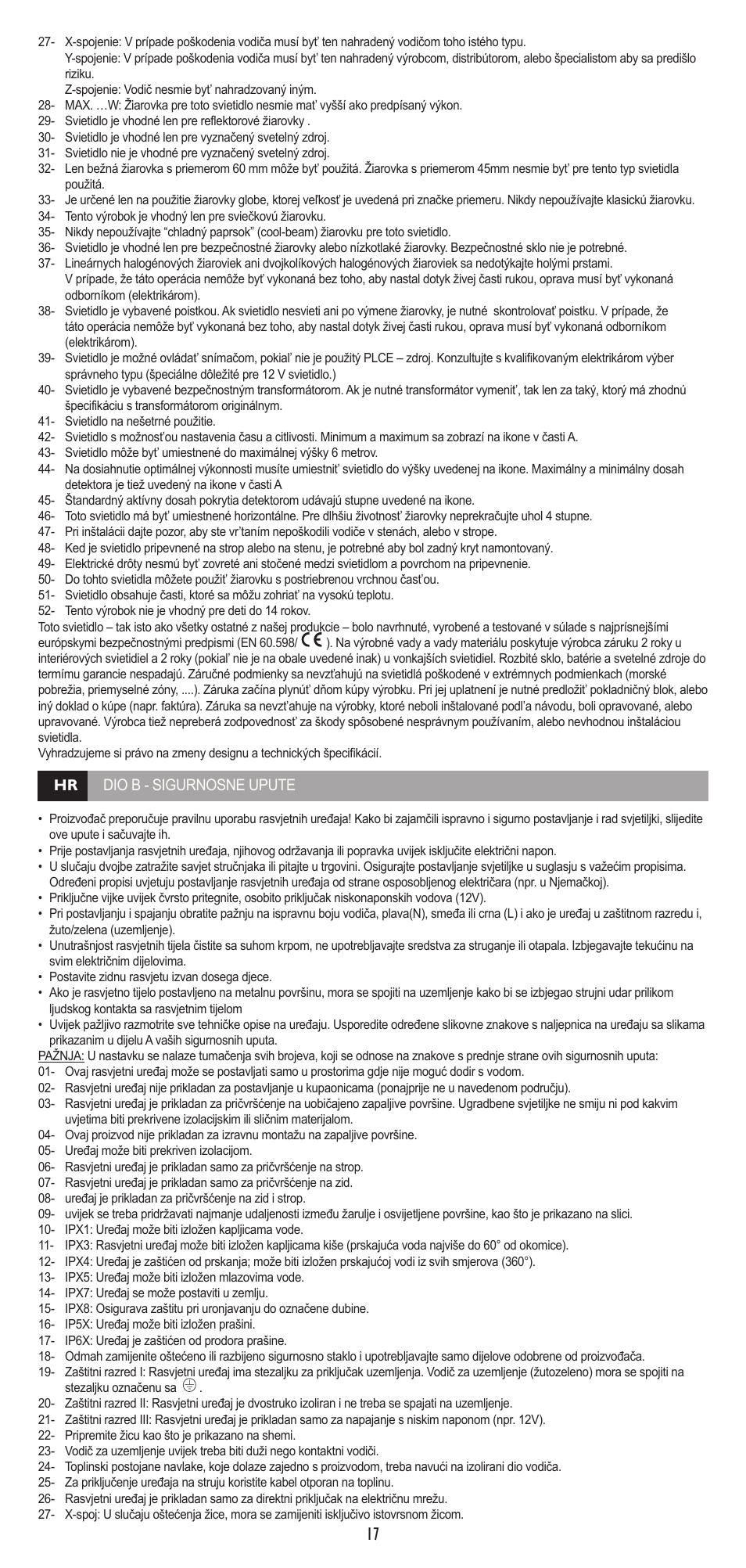 Philips myBathroom Foco empotrable User Manual | Page 17 / 32