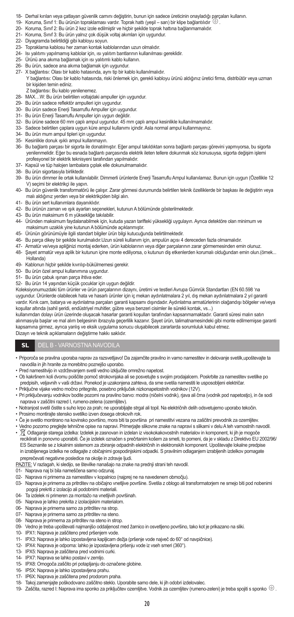 Philips myBathroom Foco empotrable User Manual | Page 20 / 32
