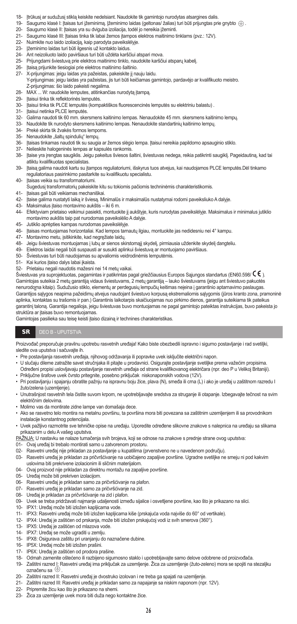 Philips myBathroom Foco empotrable User Manual | Page 26 / 32