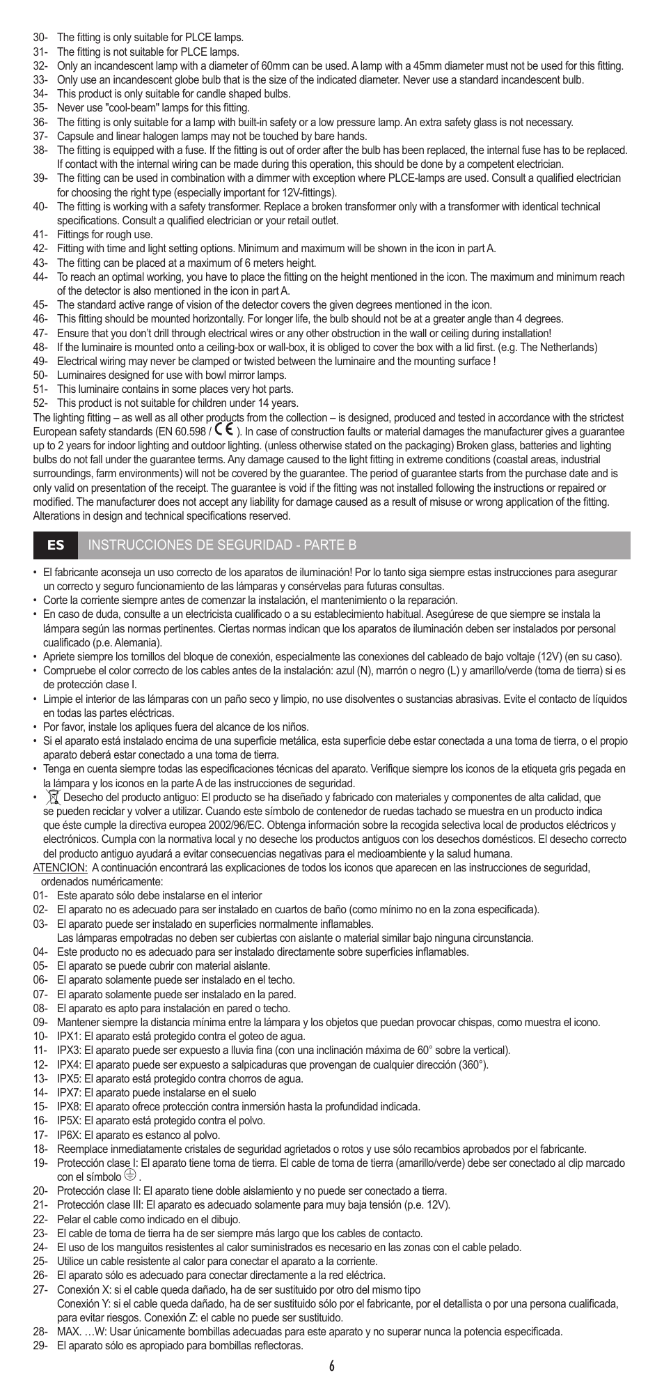 Philips myBathroom Foco empotrable User Manual | Page 6 / 32