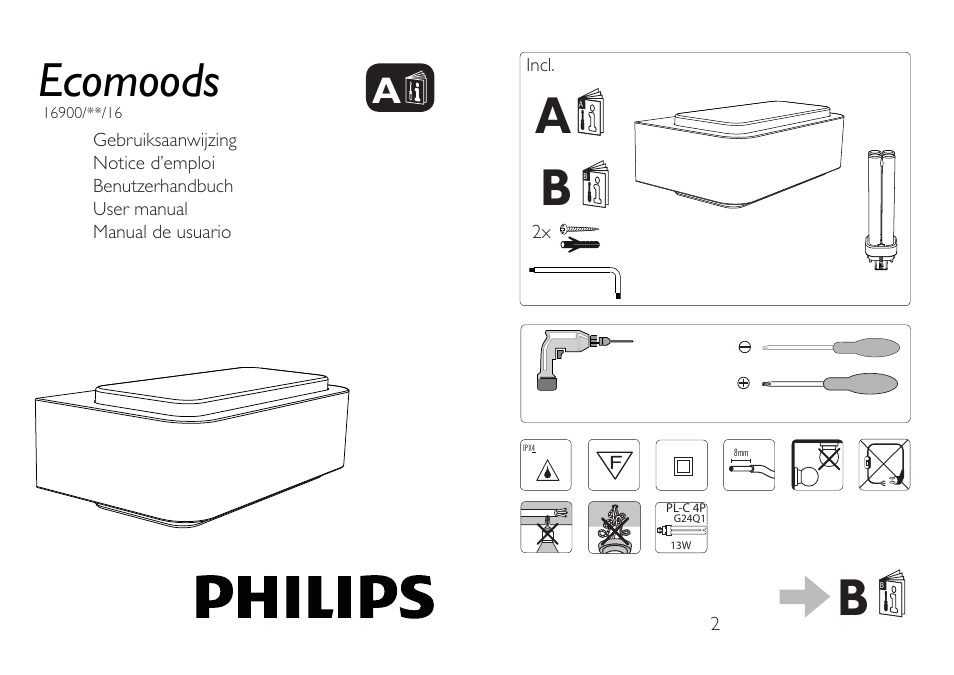 Philips Ecomoods Aplique User Manual | 35 pages