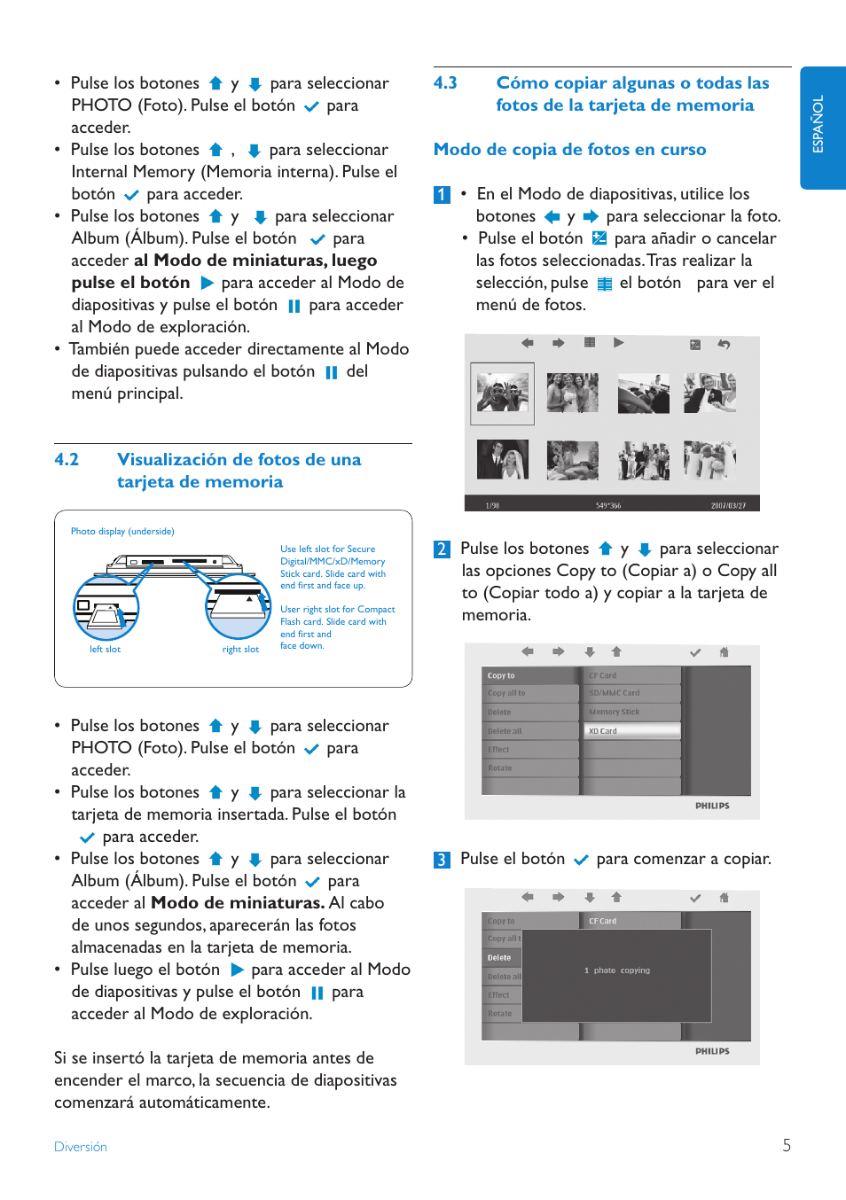 Philips PhotoFrame User Manual | Page 7 / 16