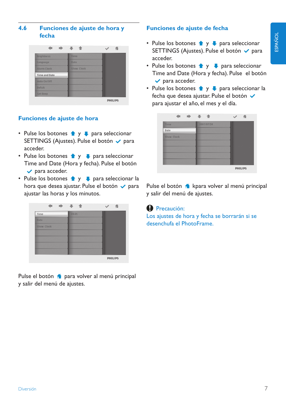 Philips PhotoFrame User Manual | Page 9 / 16