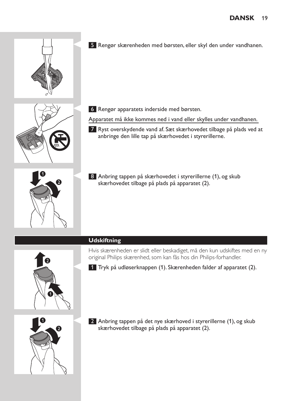 Philips HAIRCLIPPER Series 3000 cortapelos User Manual | Page 19 / 114