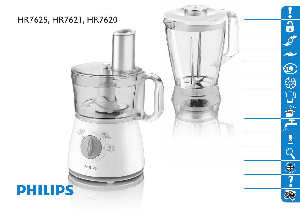 Philips Daily Collection Robot de cocina User Manual | 76 pages