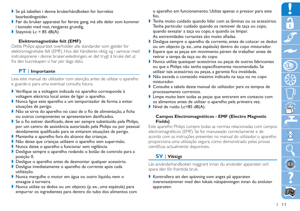 Philips Daily Collection Robot de cocina User Manual | Page 11 / 76