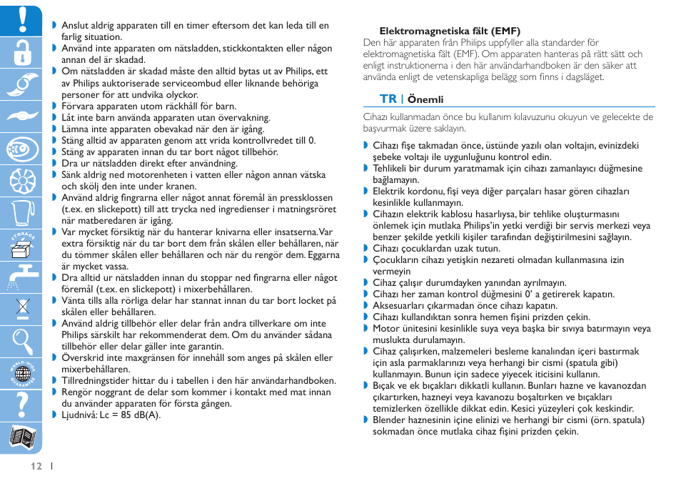 Philips Daily Collection Robot de cocina User Manual | Page 12 / 76