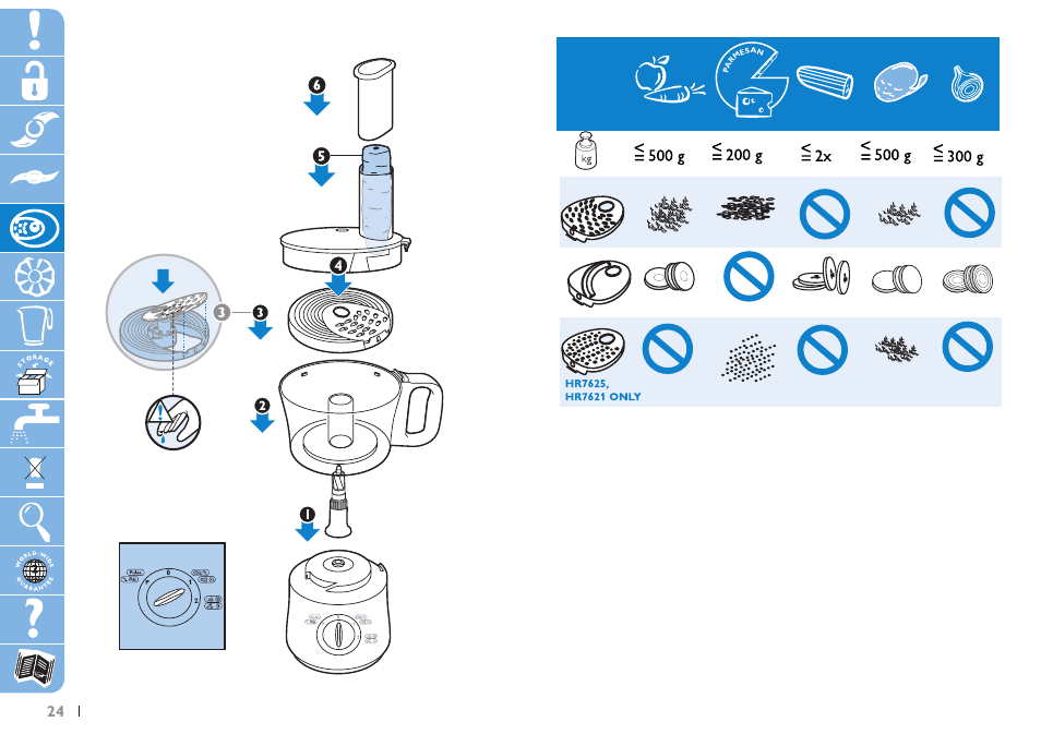 Philips Daily Collection Robot de cocina User Manual | Page 24 / 76