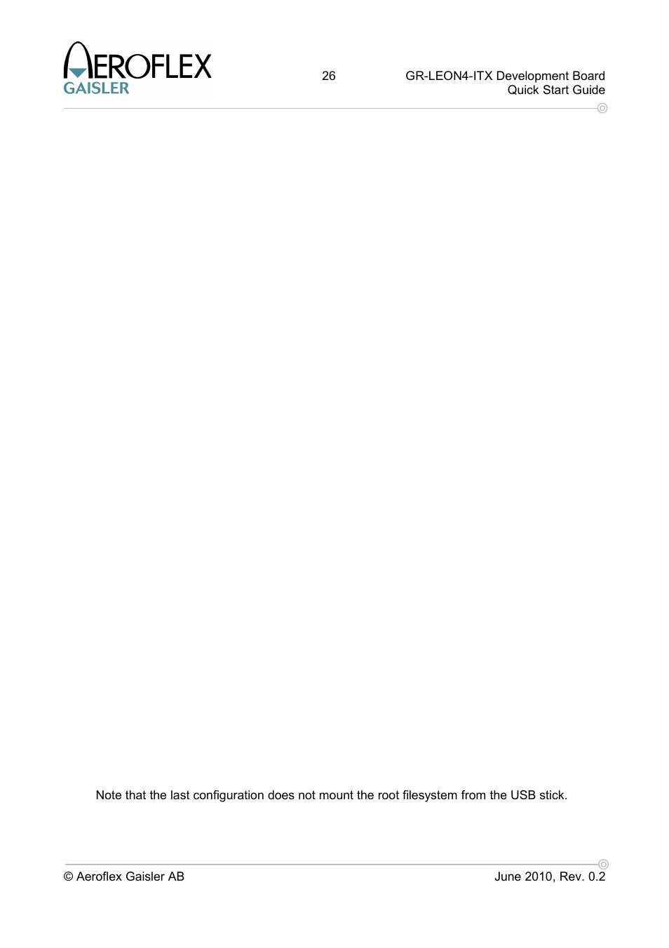 Aero-Flex GAISLER GR-LEON4-ITX User Manual | Page 26 / 32