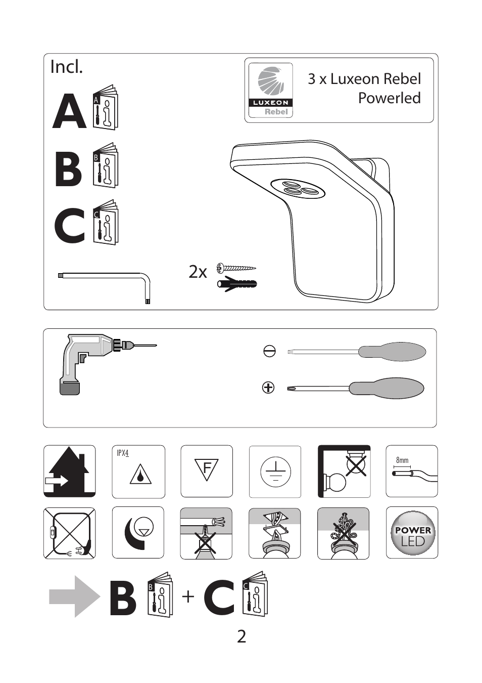 A i b i, B i + ci | Philips InStyle Aplique User Manual | Page 2 / 8