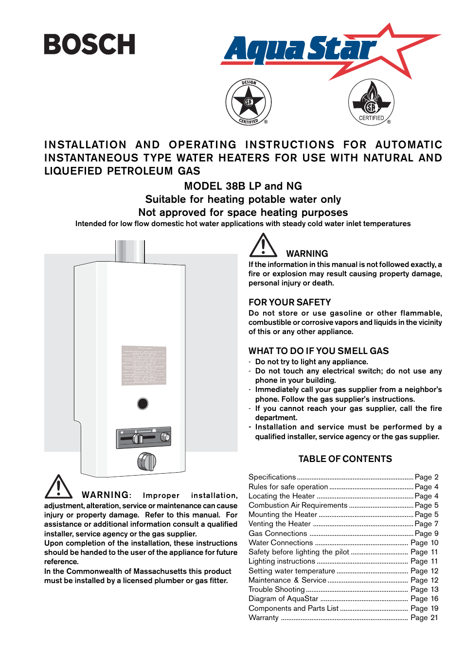 AquaStar NG User Manual | 24 pages