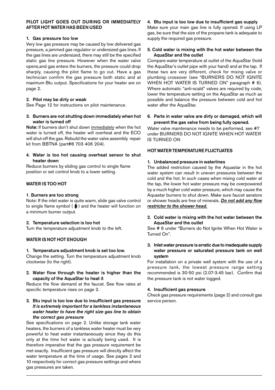 AquaStar NG User Manual | Page 15 / 24