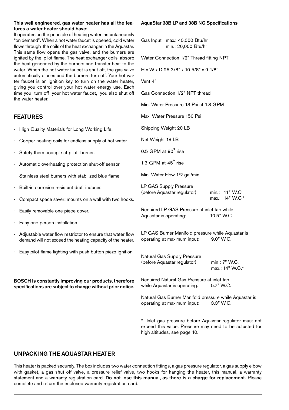 AquaStar NG User Manual | Page 2 / 24