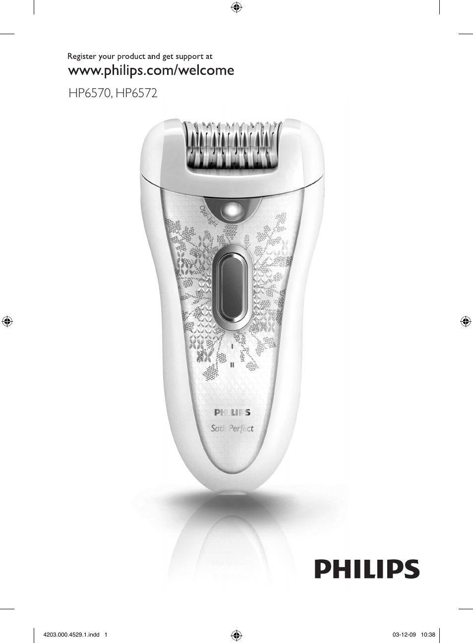 Philips SatinPerfect Depiladora User Manual | 68 pages