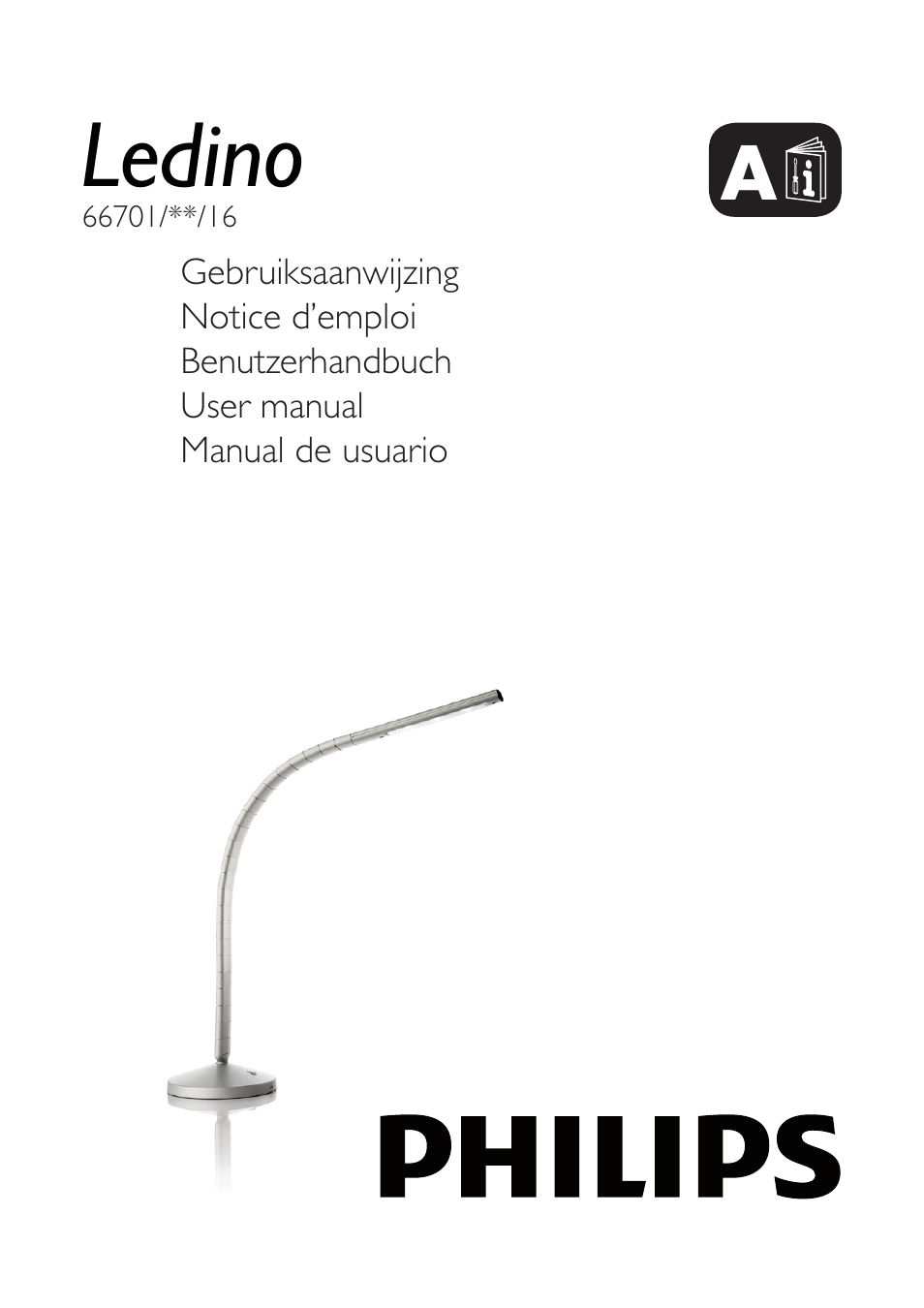 Philips Ledino Luminaria de sobremesa User Manual | 36 pages