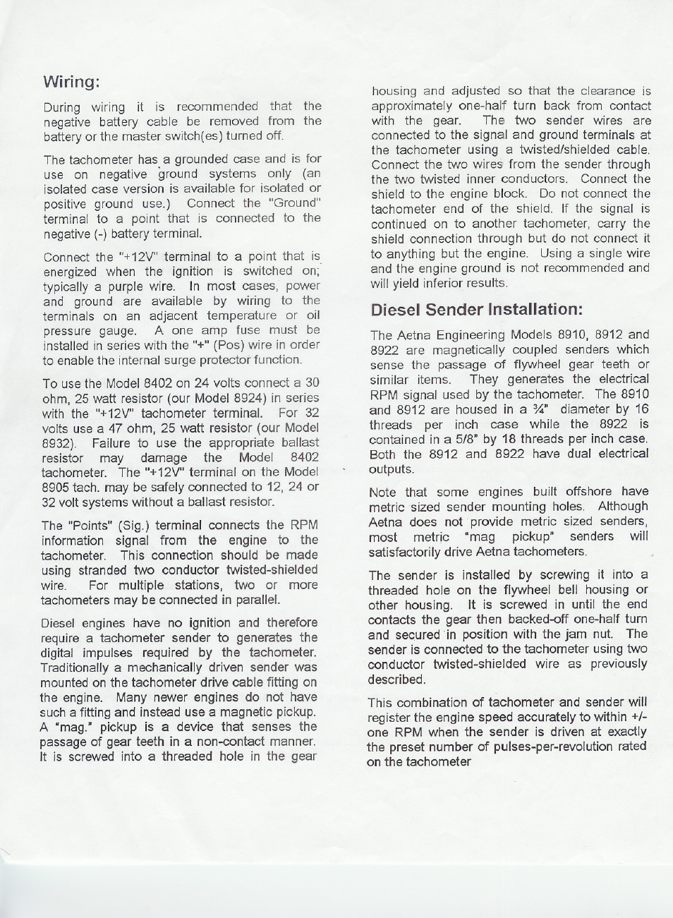 Aetna SM Versions User Manual | Page 2 / 5