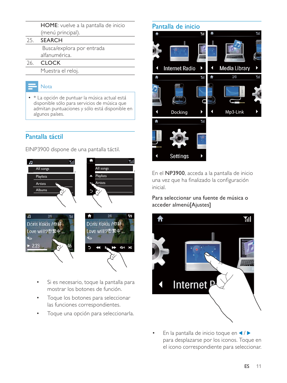 Philips Streamium Sistema Hi-Fi inalámbrico para Android™ User Manual | Page 10 / 55