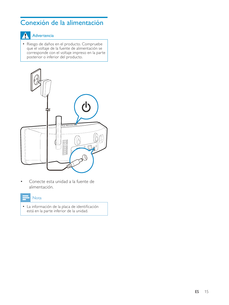 Philips Streamium Sistema Hi-Fi inalámbrico para Android™ User Manual | Page 14 / 55