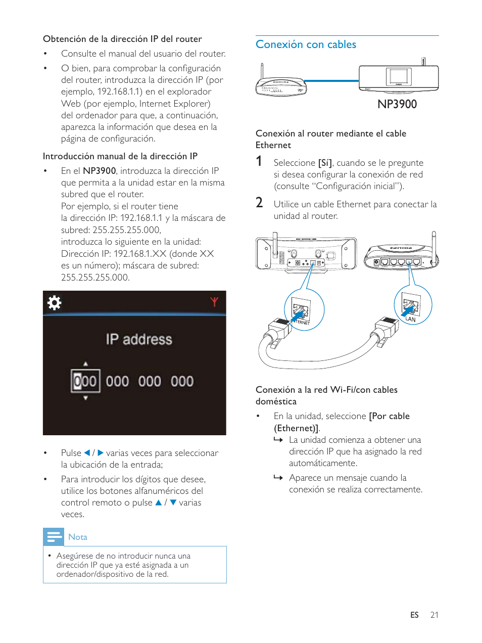 Philips Streamium Sistema Hi-Fi inalámbrico para Android™ User Manual | Page 20 / 55