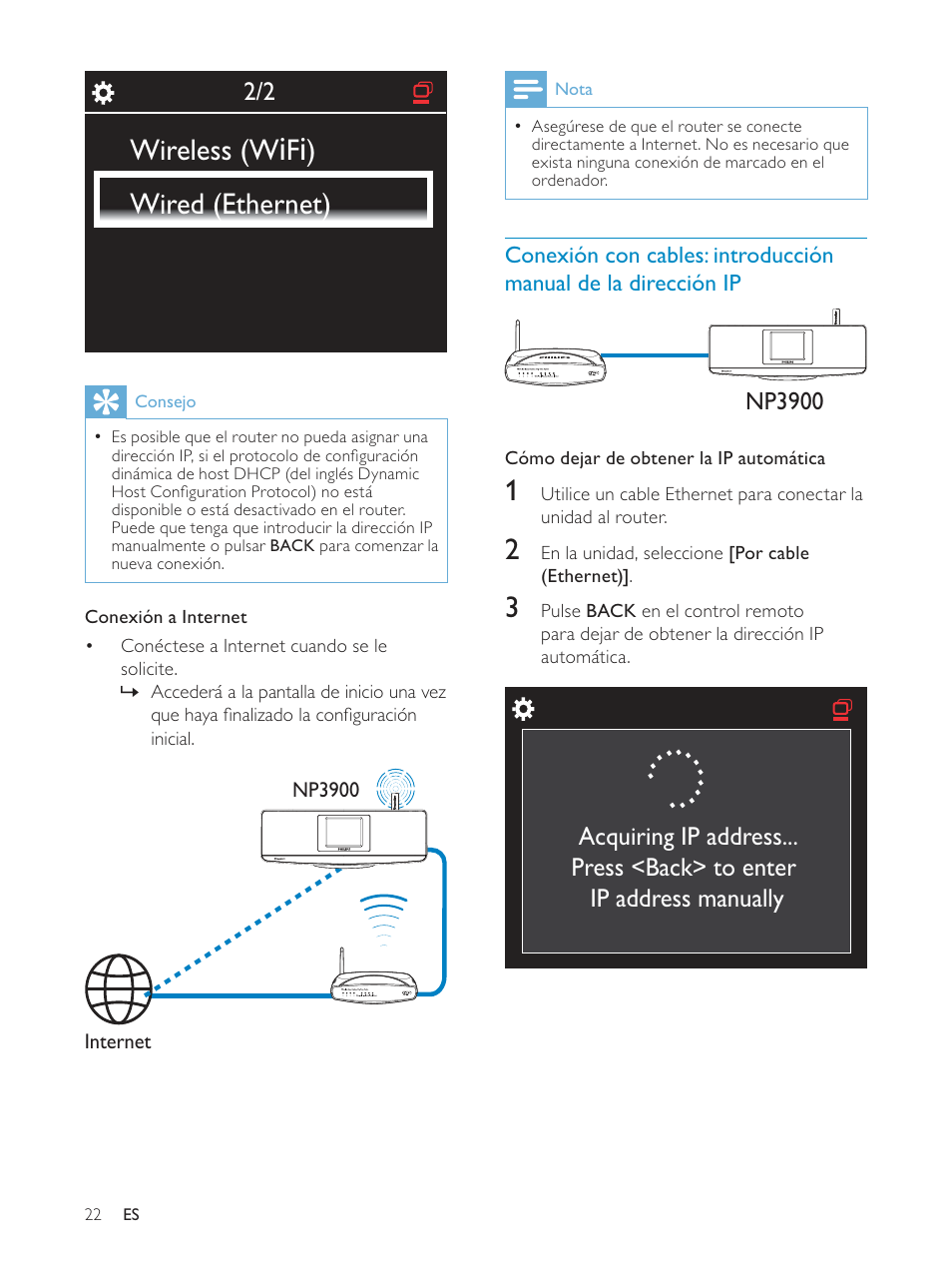 Philips Streamium Sistema Hi-Fi inalámbrico para Android™ User Manual | Page 21 / 55