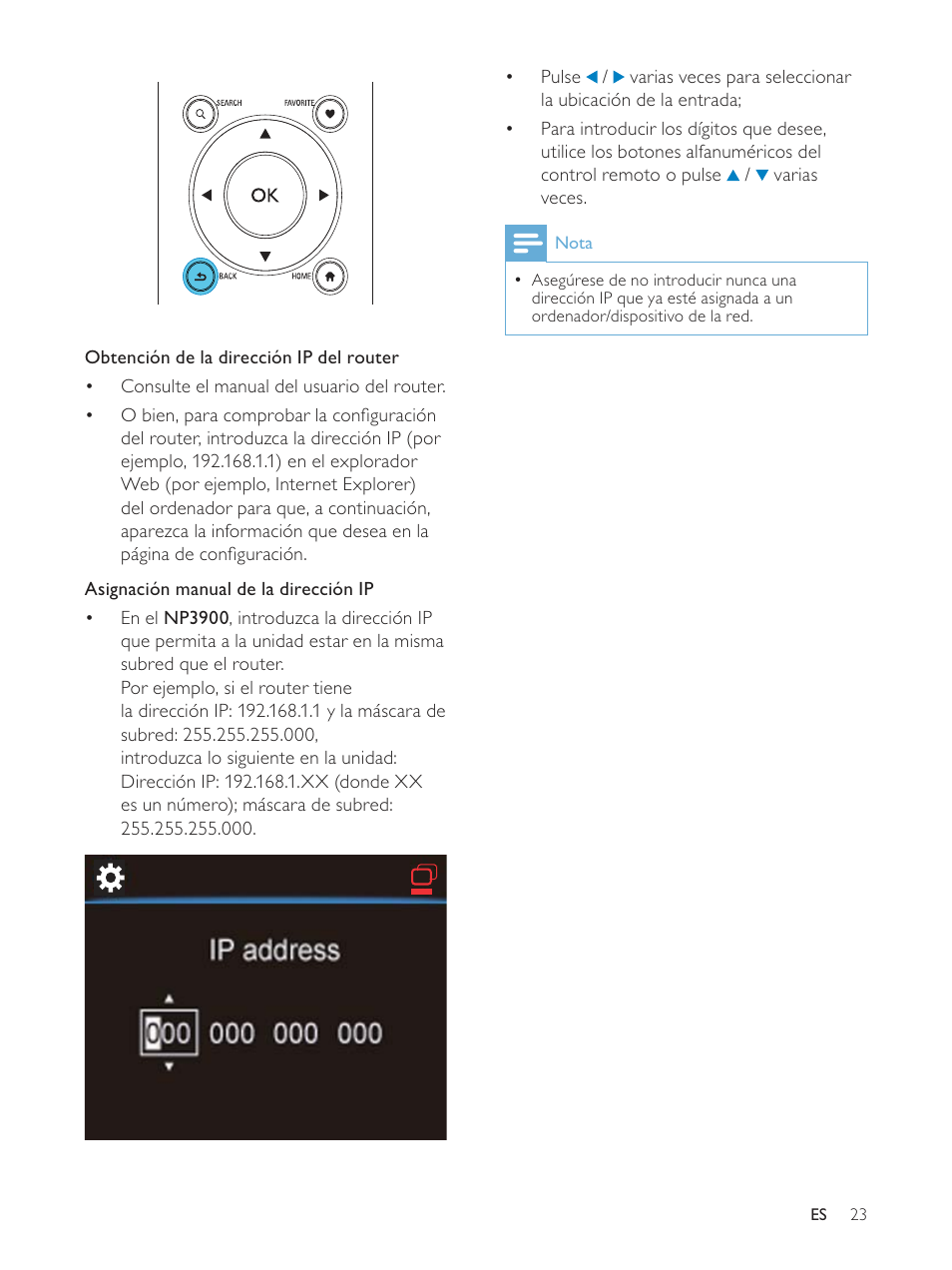 Philips Streamium Sistema Hi-Fi inalámbrico para Android™ User Manual | Page 22 / 55