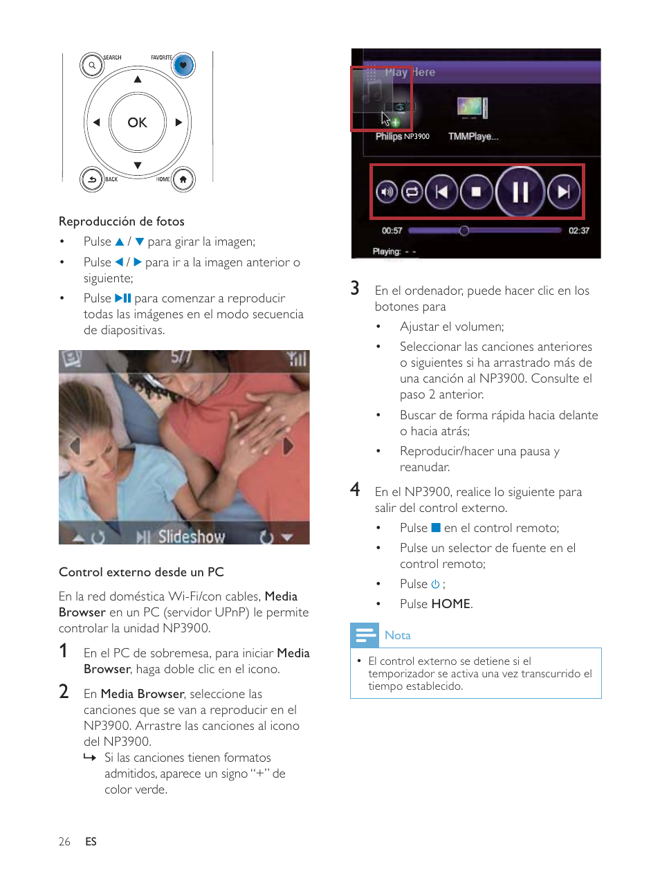 Philips Streamium Sistema Hi-Fi inalámbrico para Android™ User Manual | Page 25 / 55