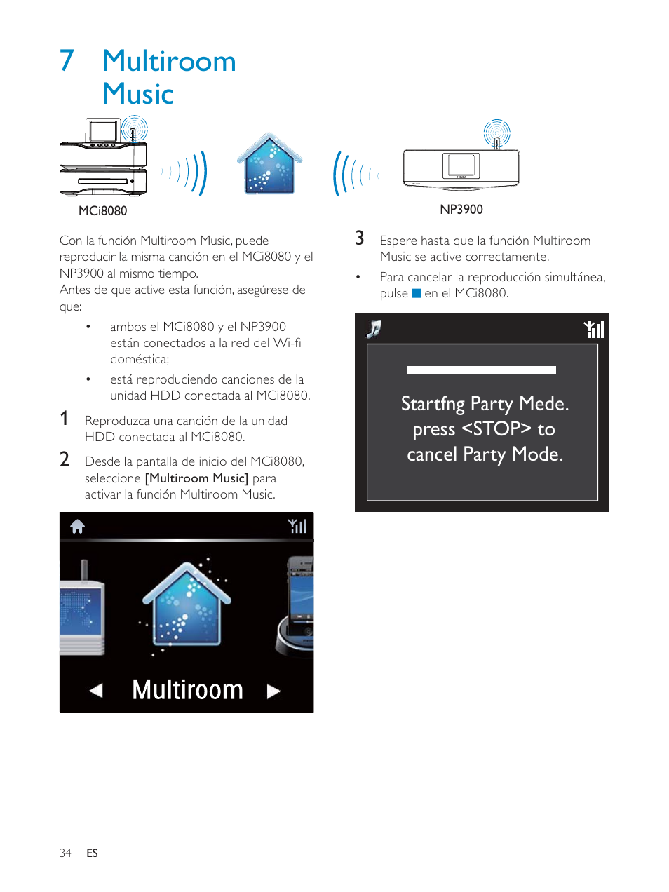 Philips Streamium Sistema Hi-Fi inalámbrico para Android™ User Manual | Page 33 / 55