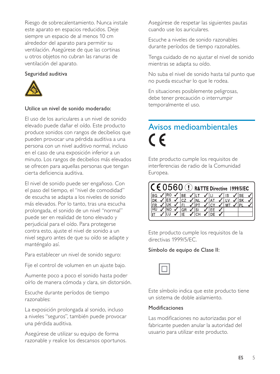 Philips Streamium Sistema Hi-Fi inalámbrico para Android™ User Manual | Page 4 / 55