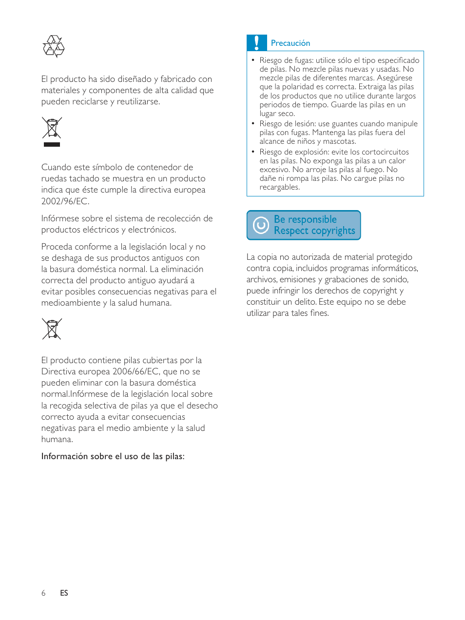 Philips Streamium Sistema Hi-Fi inalámbrico para Android™ User Manual | Page 5 / 55